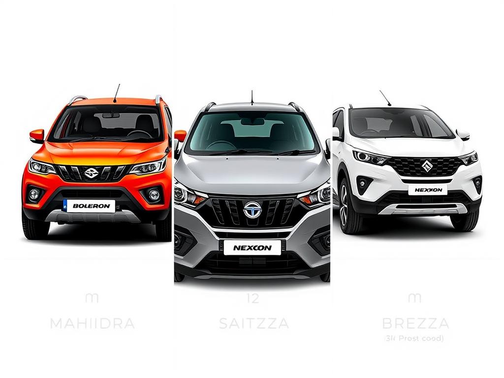 Comparison of Mahindra Bolero Neo with competitors Tata Nexon and Maruti Brezza Comparison of Mahindra Bolero Neo with competitors Tata Nexon and Maruti Brezza