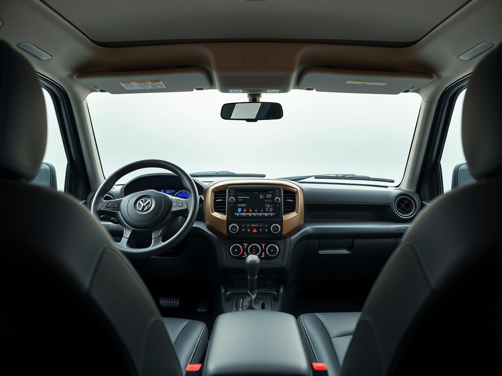 Mahindra Bolero Neo dashboard and interior showing modern features and controls Mahindra Bolero Neo dashboard and interior showing modern features and controls