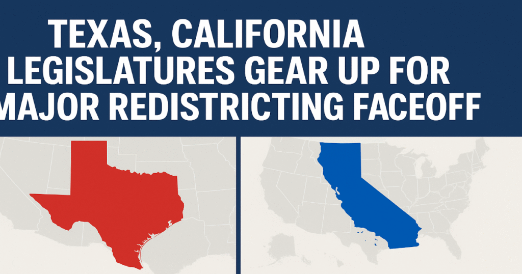 Texas, California Legislatures Gear Up for Major Redistricting Faceoff
